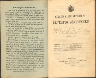 Értesítők, oklevelek - 0010-2