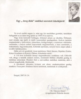 Osztályképek - 0052_Dr .Tánczos József levele